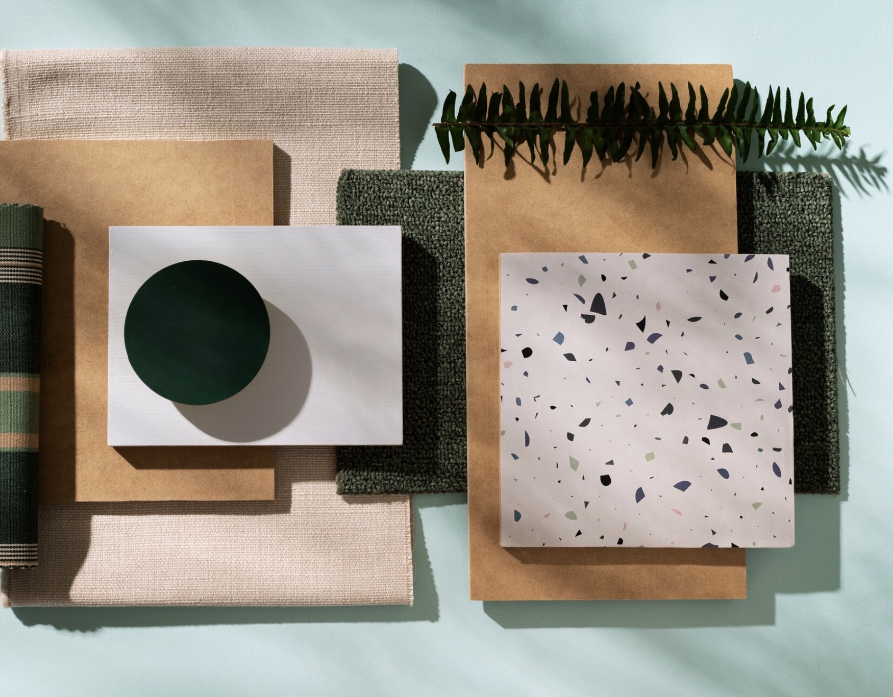 Moodboard studio Onira - materiali e ispirazione
