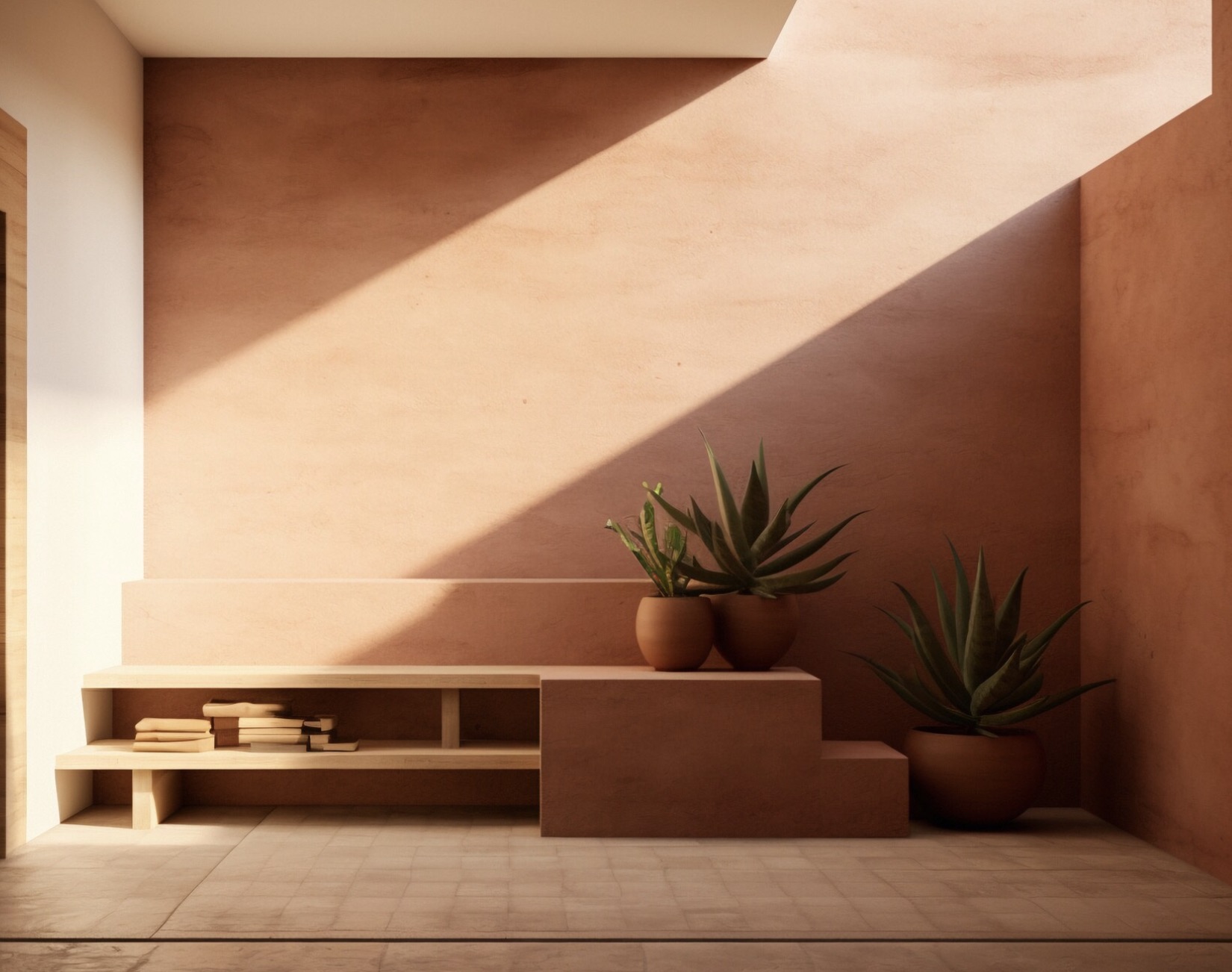 Interno residenziale completato - vista panoramica